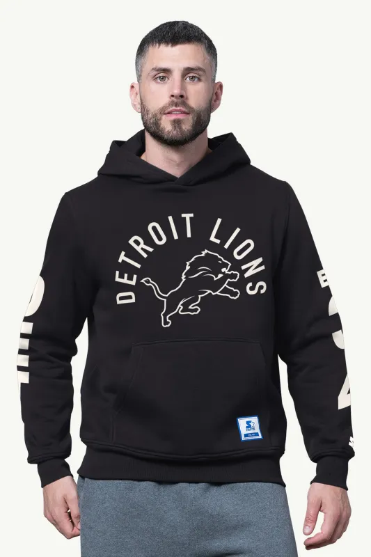 MENS DETROIT LIONS HANDOFF FLEECE HOODIE sold by Starter