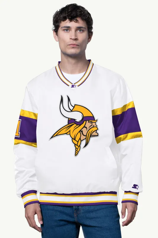 MENS MINNESOTA VIKINGS SIGNAL COLLAR PULLOVER sold by Starter
