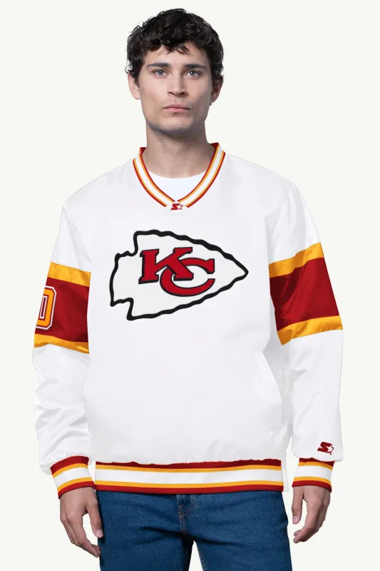 MENS KANSAS CITY CHIEFS SIGNAL COLLAR PULLOVER sold by Starter