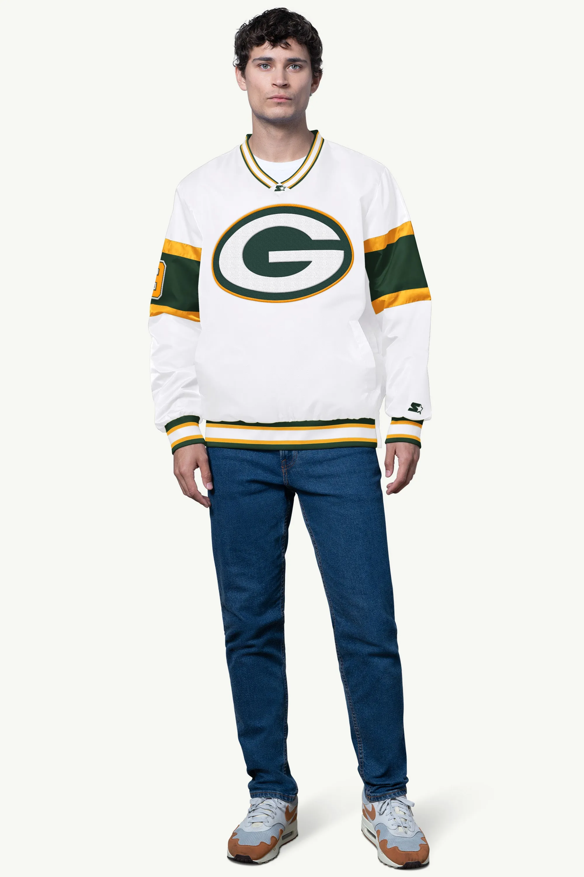 MENS GREEN BAY PACKERS SIGNAL COLLAR PULLOVER sold by Starter product image thumbnail 3
