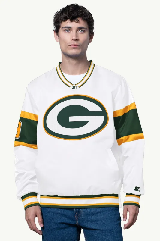 MENS GREEN BAY PACKERS SIGNAL COLLAR PULLOVER sold by Starter