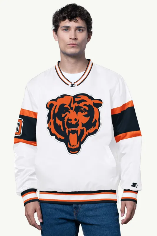 MENS CHICAGO BEARS SIGNAL COLLAR PULLOVER sold by Starter