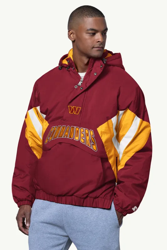 MENS WASHINGTON COMMANDERS LINE UP BREAKAWAY CRINKLE POPOVER sold by Starter