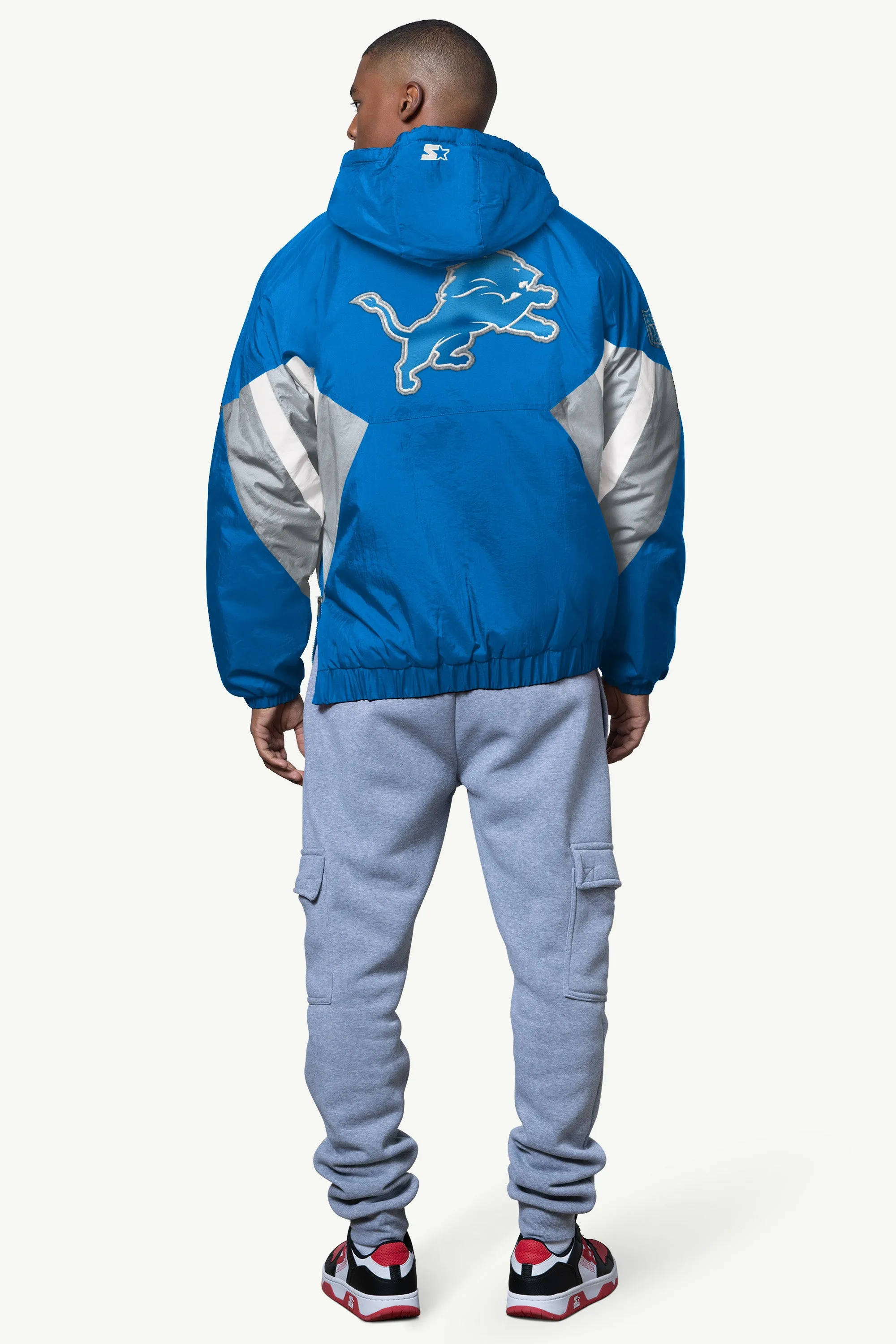 MENS DETROIT LIONS CLASSIC BREAKAWAY JACKET sold by Starter product image thumbnail 2
