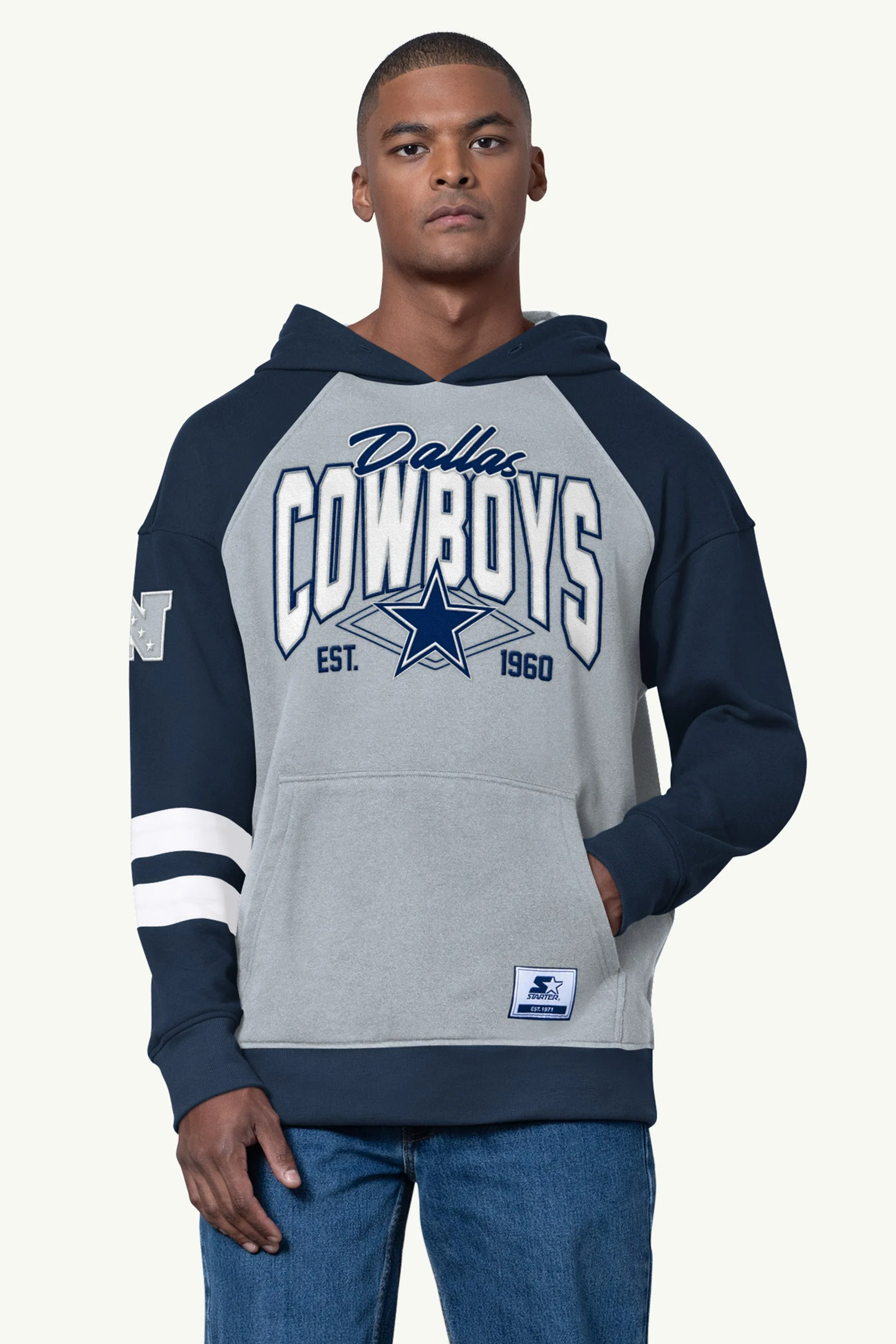 MENS DALLAS COWBOYS INTERCEPTION COLORBLOCK HOODIE sold by Starter