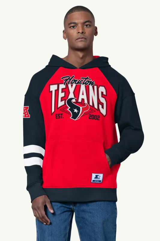 MENS HOUSTON TEXANS INTERCEPTION COLORBLOCK HOODIE sold by Starter