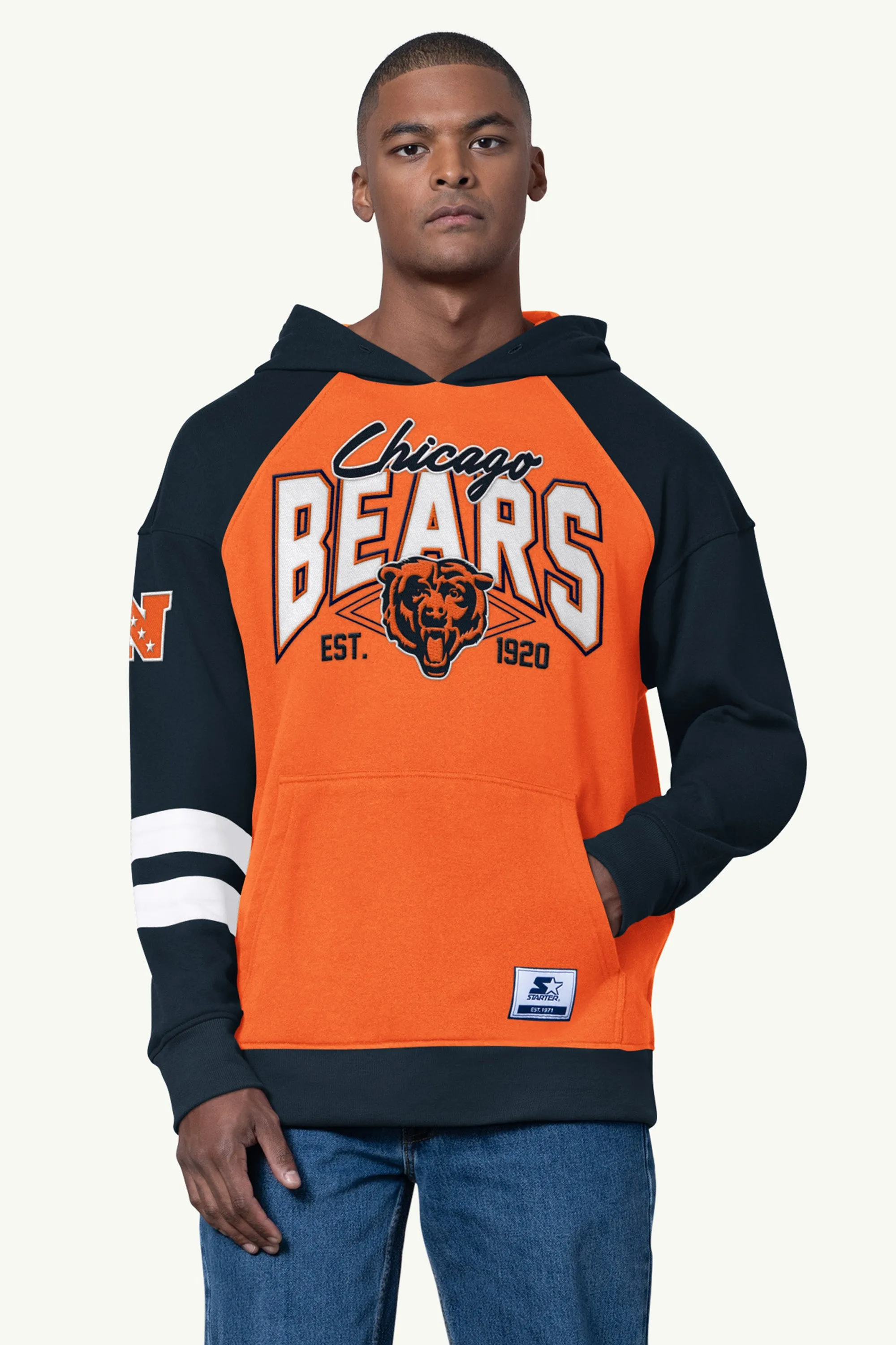 MENS CHICAGO BEARS INTERCEPTION COLORBLOCK HOODIE sold by Starter