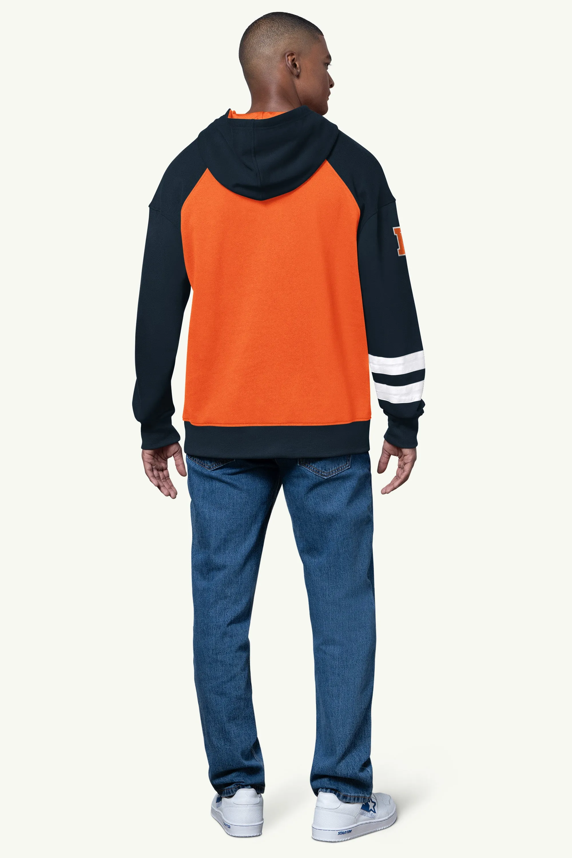 MENS CHICAGO BEARS INTERCEPTION COLORBLOCK HOODIE sold by Starter product image thumbnail 3