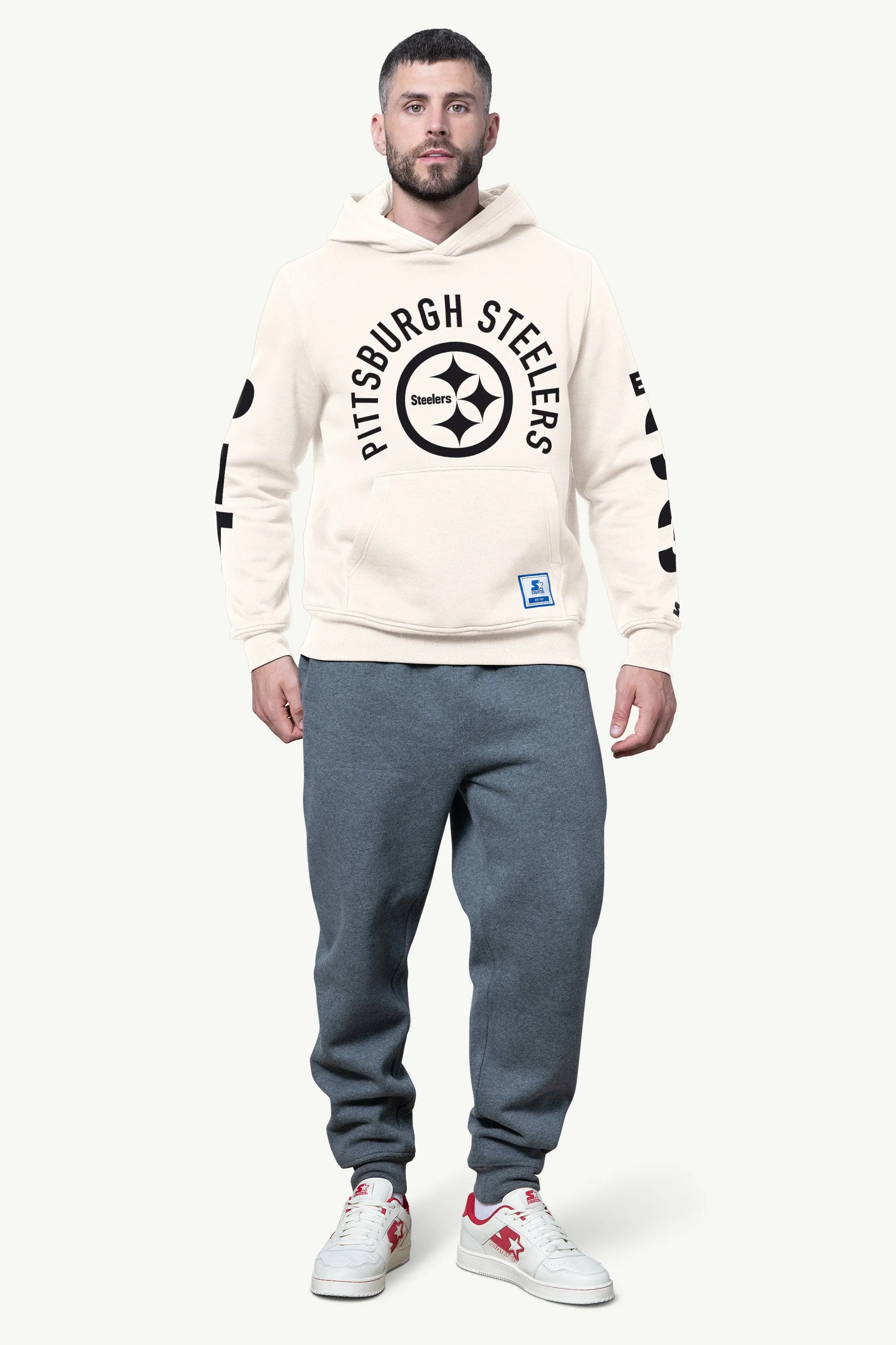 MENS PITTSBURGH STEELERS HANDOFF FLEECE HOODIE sold by Starter product image thumbnail 2