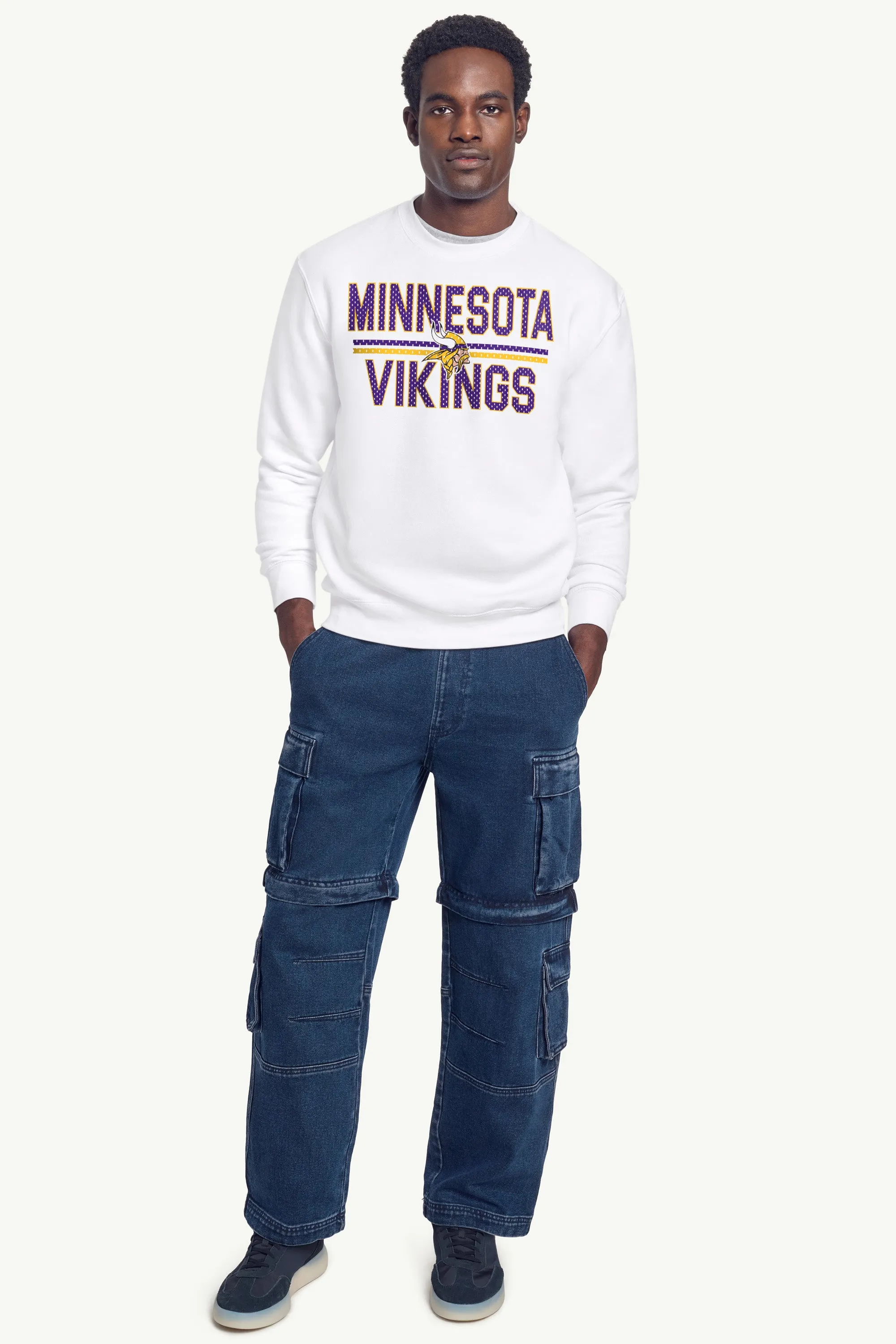MENS MINNESOTA VIKINGS MESH LOOK SWEATSHIRT sold by Starter product image thumbnail 4