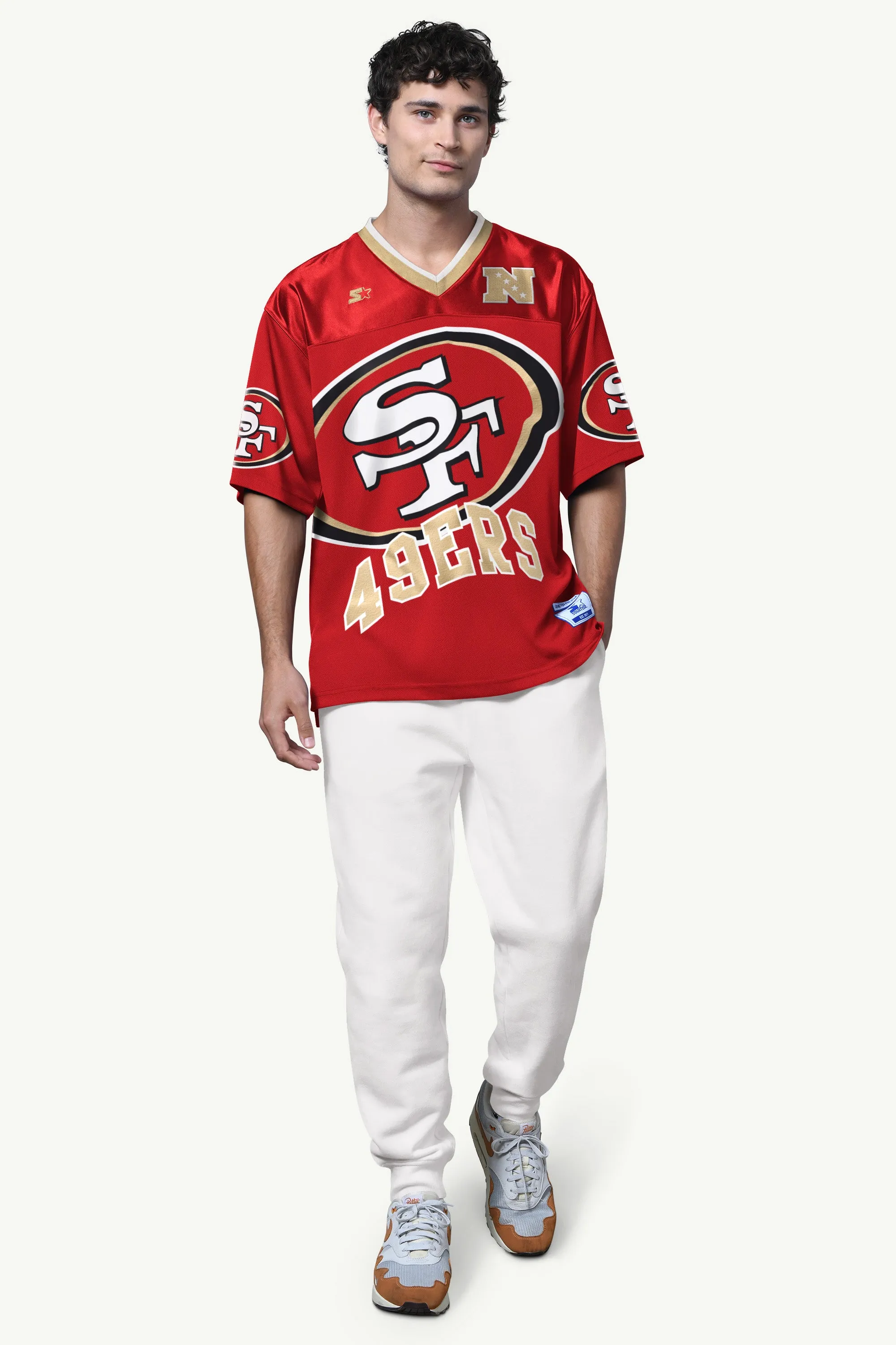 MENS SAN FRANCISCO 49ERS FORWARD PASS JERSEY sold by Starter product image thumbnail 2