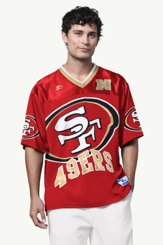 MENS SAN FRANCISCO 49ERS FORWARD PASS JERSEY sold by Starter