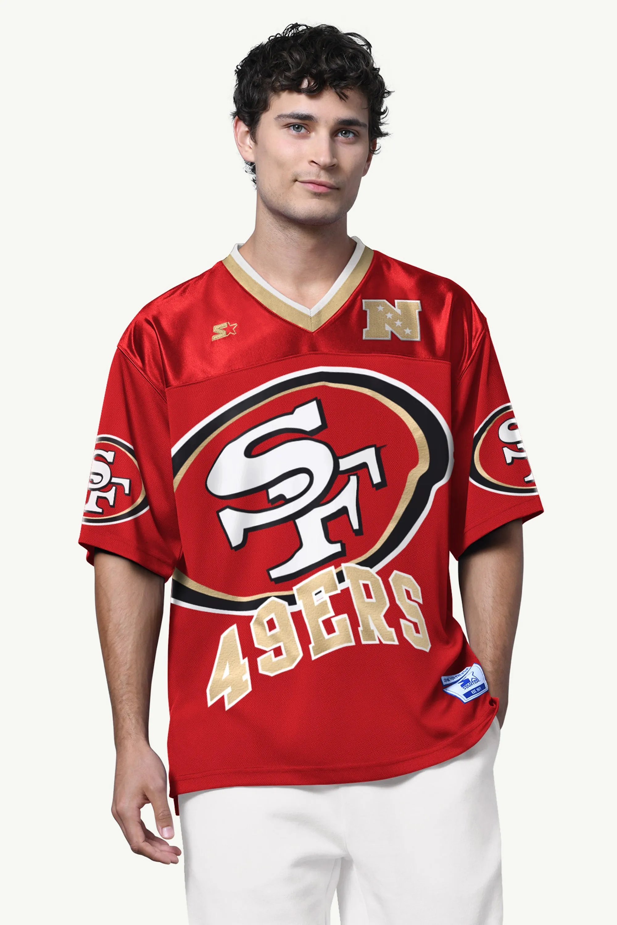 MENS SAN FRANCISCO 49ERS FORWARD PASS JERSEY sold by Starter