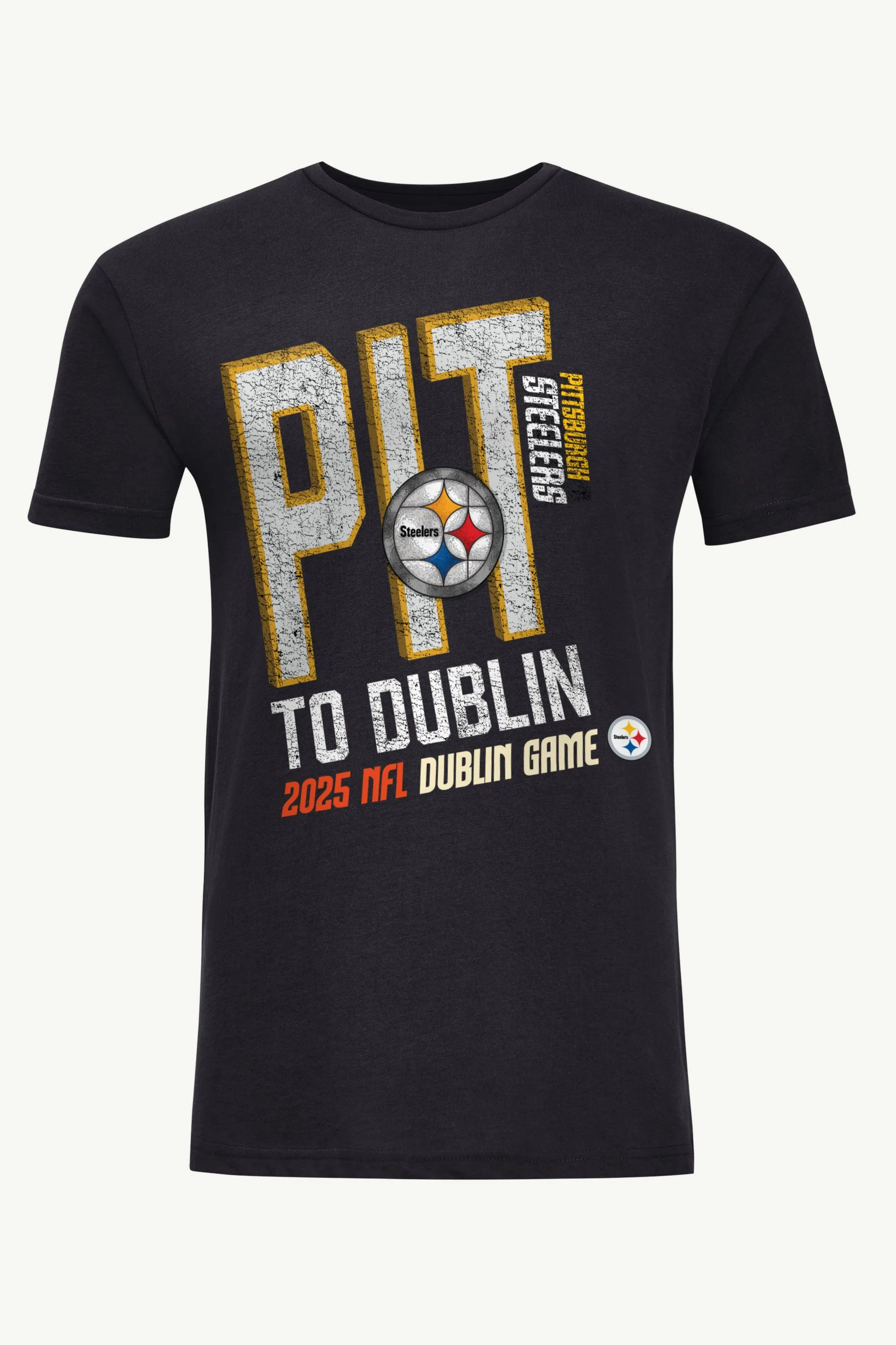 MENS PITTSBURGH STEELERS TO DUBLIN WE GO T SHIRT sold by Starter