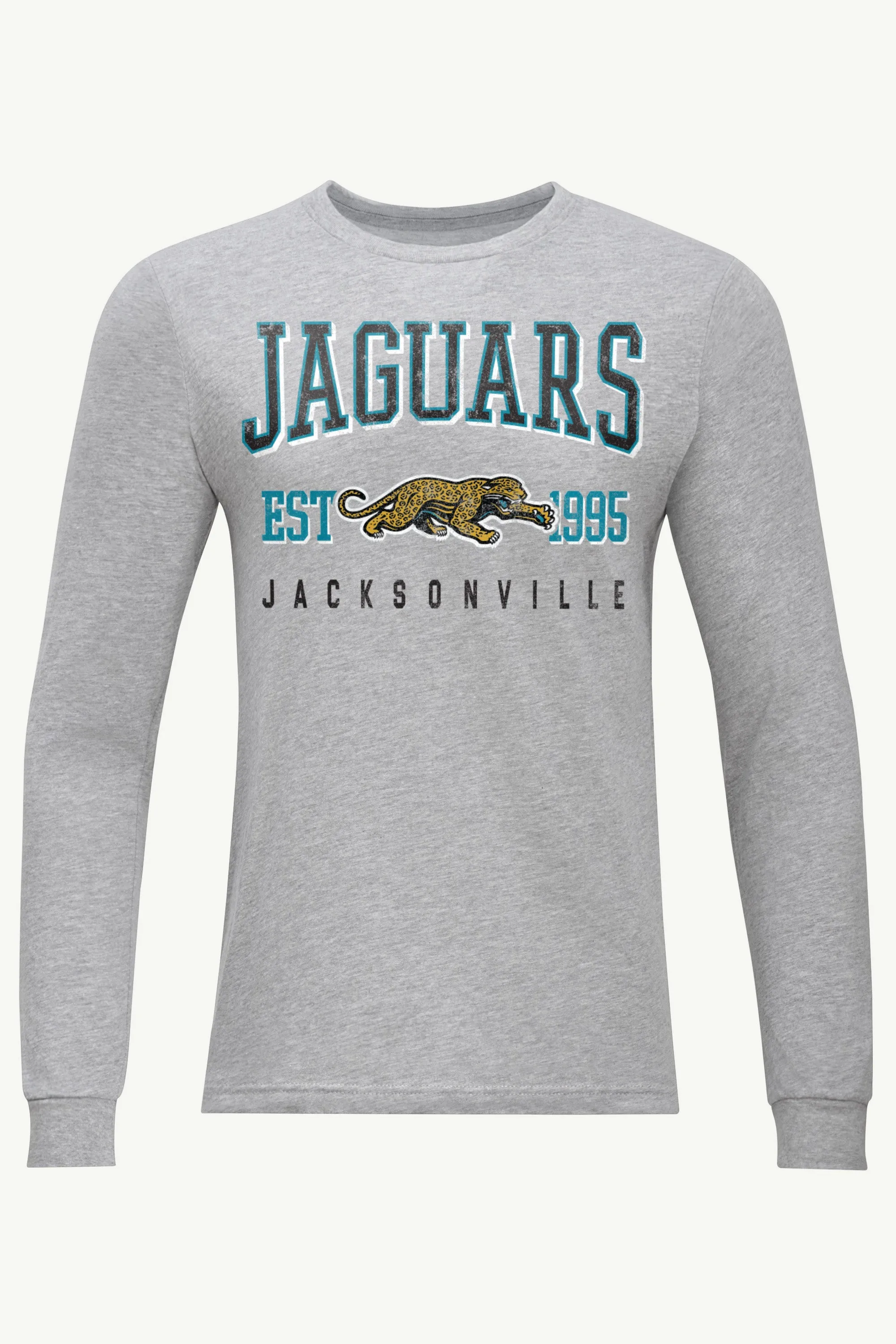MENS JACKSONVILLE JAGUARS RETRO TEAM LOGO LONG SLEEVE T SHIRT sold by Starter