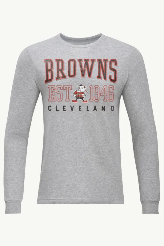 MENS CLEVELAND BROWNS RETRO LONG SLEEVE T SHIRT sold by Starter