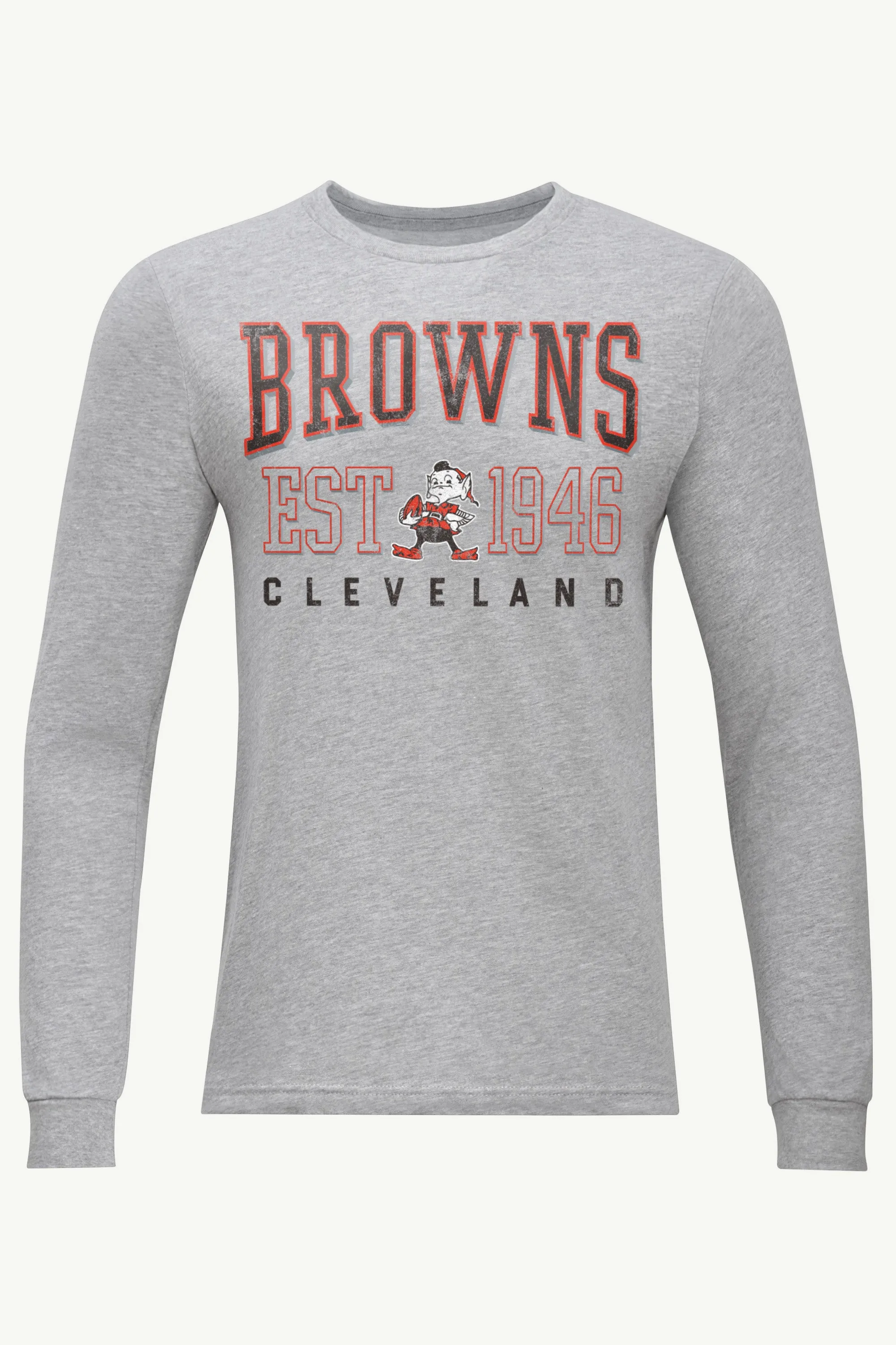MENS CLEVELAND BROWNS RETRO LONG SLEEVE T SHIRT sold by Starter