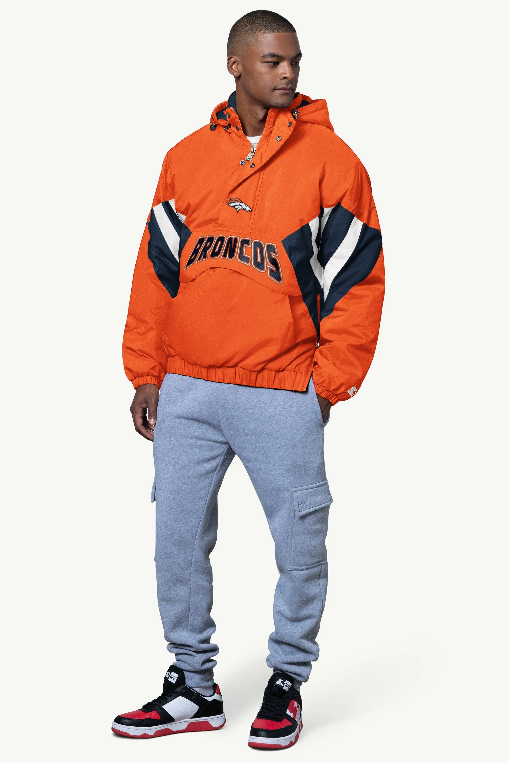 MENS DENVER BRONCOS LINE UP BREAKAWAY CRINKLE POPOVER sold by Starter product image thumbnail 3