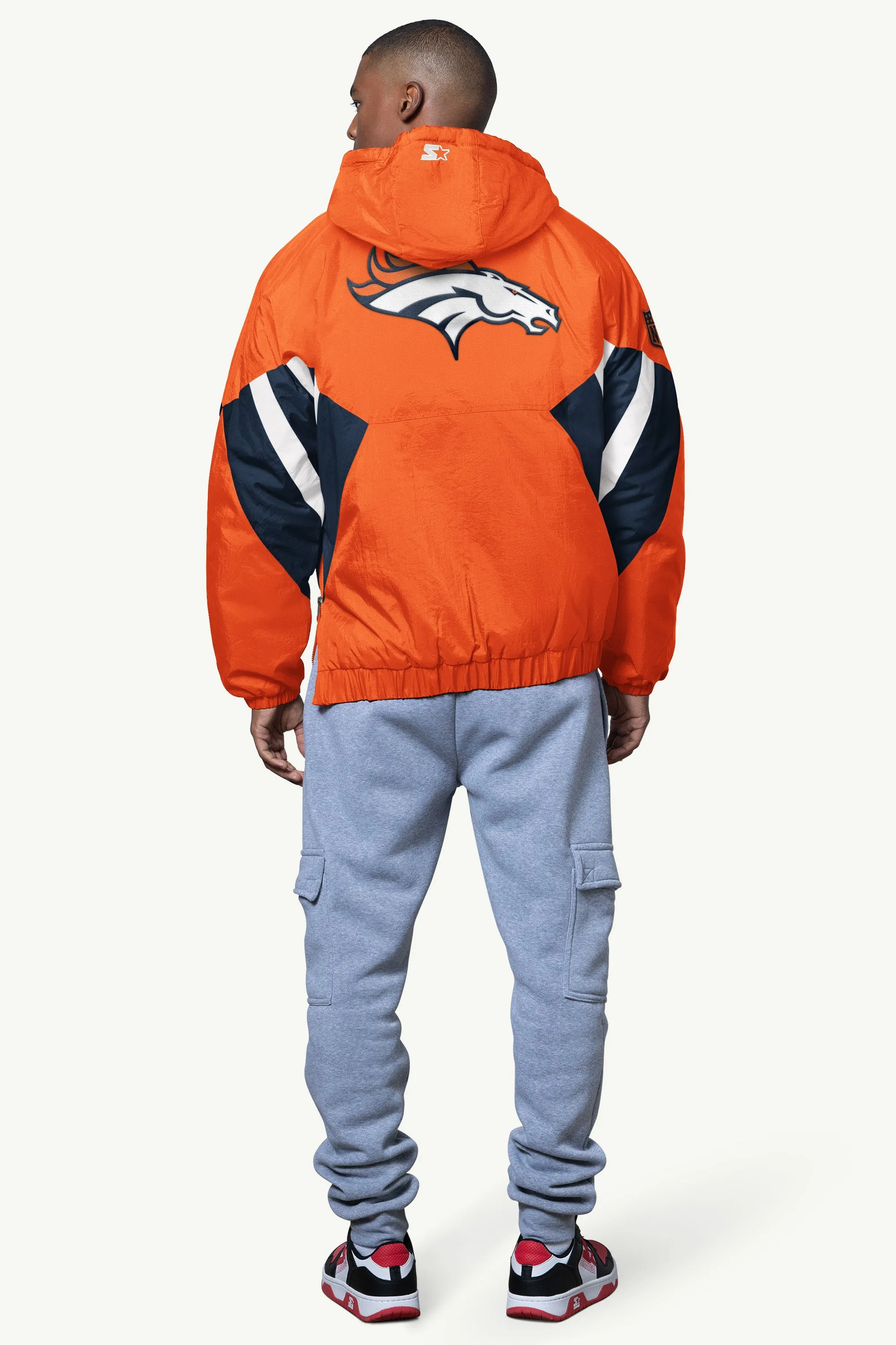 MENS DENVER BRONCOS LINE UP BREAKAWAY CRINKLE POPOVER sold by Starter product image thumbnail 2