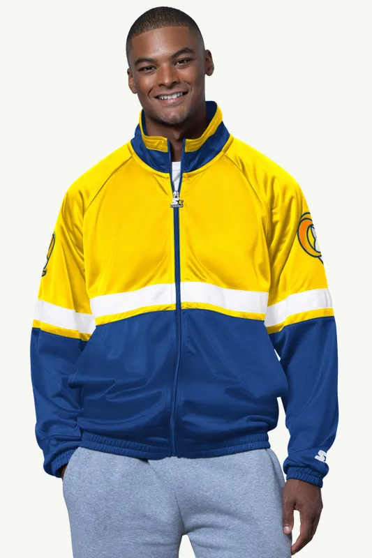 MENS LOS ANGELES RAMS VETERAN TRACK JACKET sold by Starter