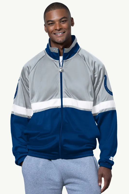 MENS INDIANAPOLIS COLTS VETERAN TRACK JACKET sold by Starter