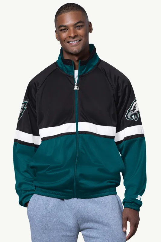 MENS PHILADELPHIA EAGLES VETERAN TRACK JACKET sold by Starter