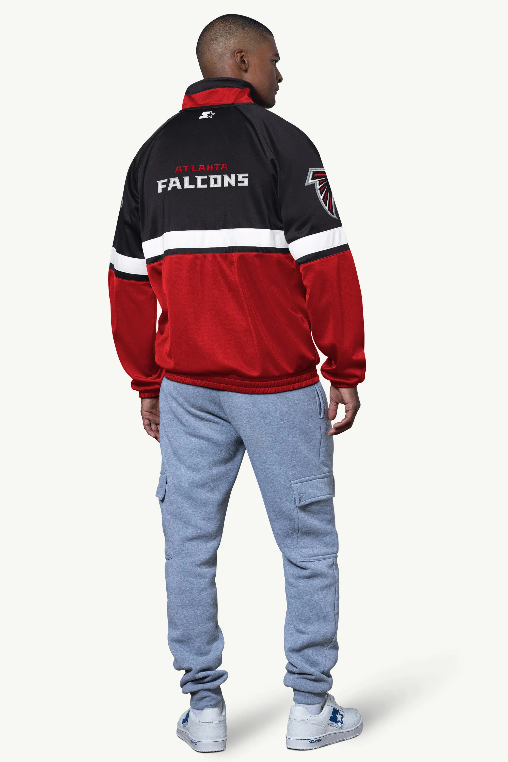 MENS ATLANTA FALCONS VETERAN TRACK JACKET sold by Starter product image thumbnail 2
