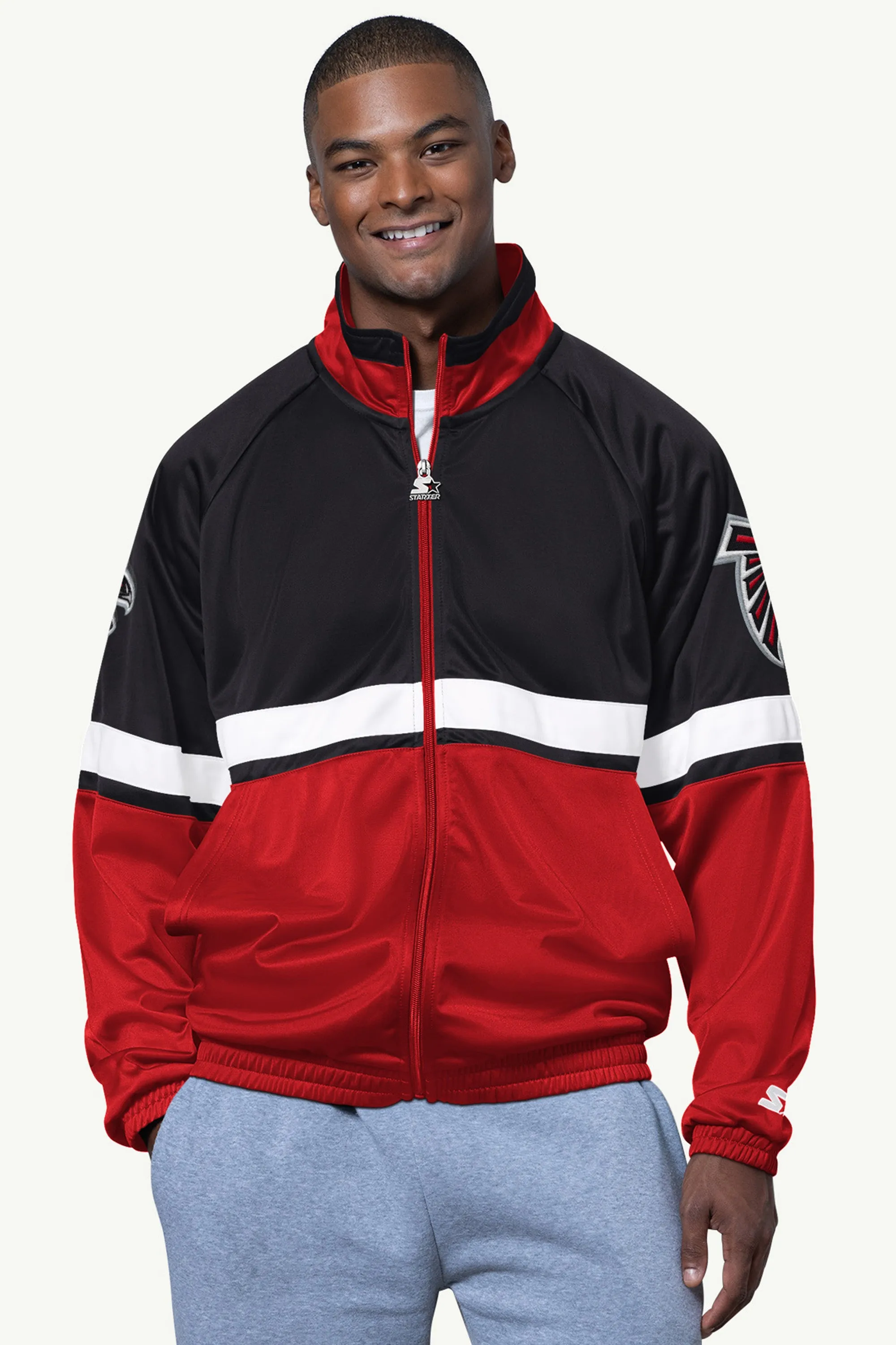 MENS ATLANTA FALCONS VETERAN TRACK JACKET sold by Starter