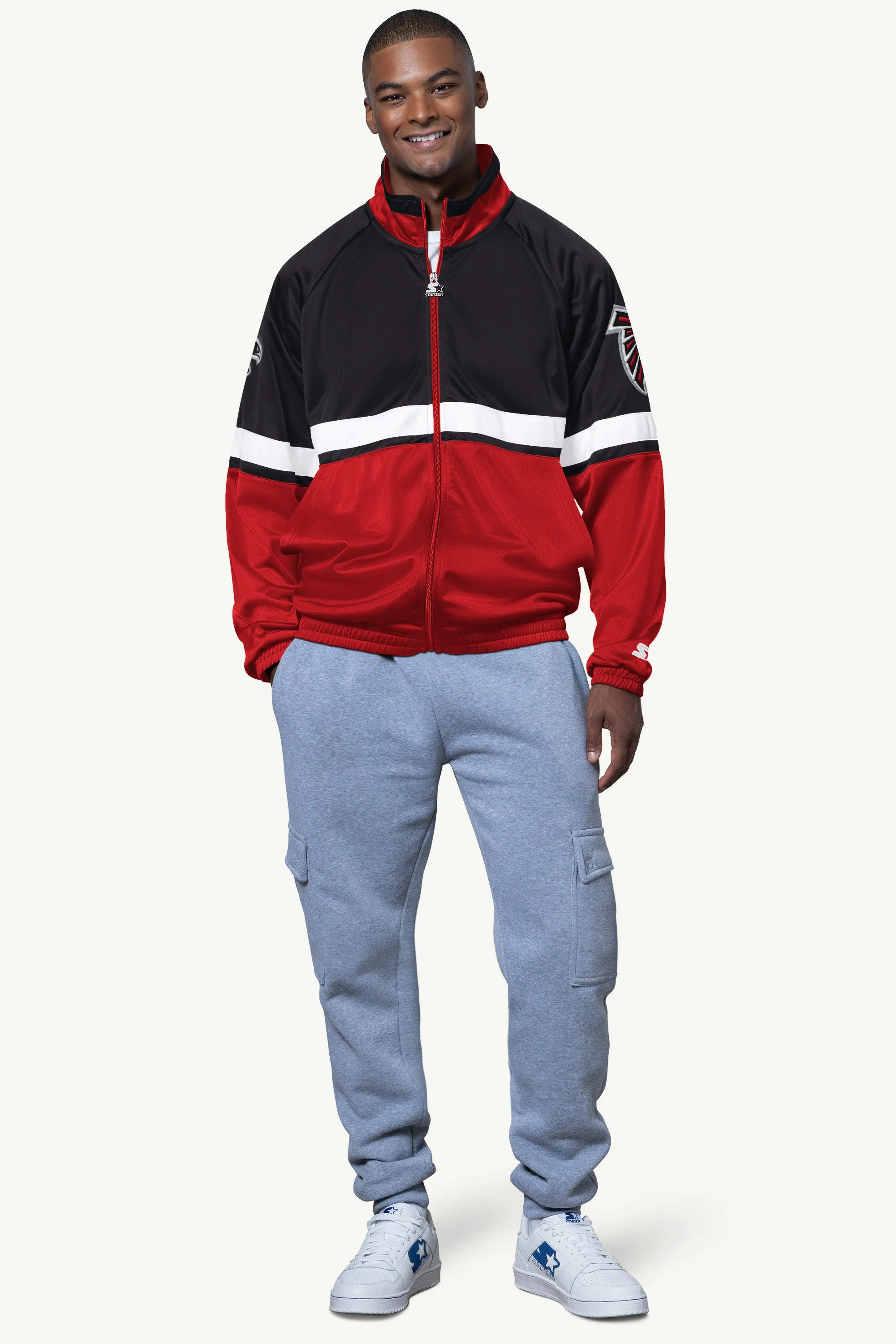 MENS ATLANTA FALCONS VETERAN TRACK JACKET sold by Starter product image thumbnail 3