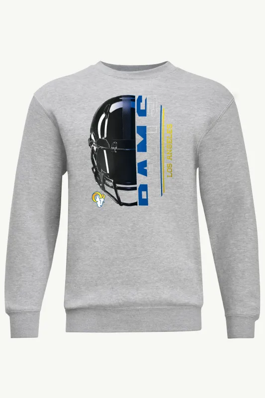 MENS LOS ANGELES RAMS HALF HELMET SWEATSHIRT sold by Starter