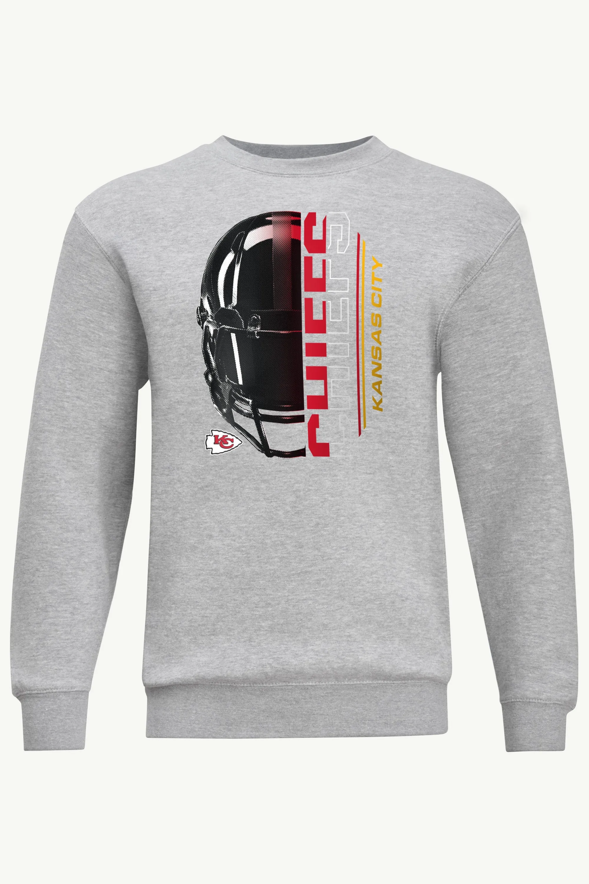 MENS KANSAS CITY CHIEFS HALF HELMET SWEATSHIRT sold by Starter