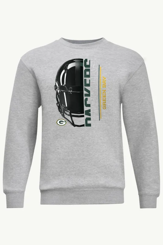 MENS GREEN BAY PACKERS HALF HELMET SWEATSHIRT sold by Starter