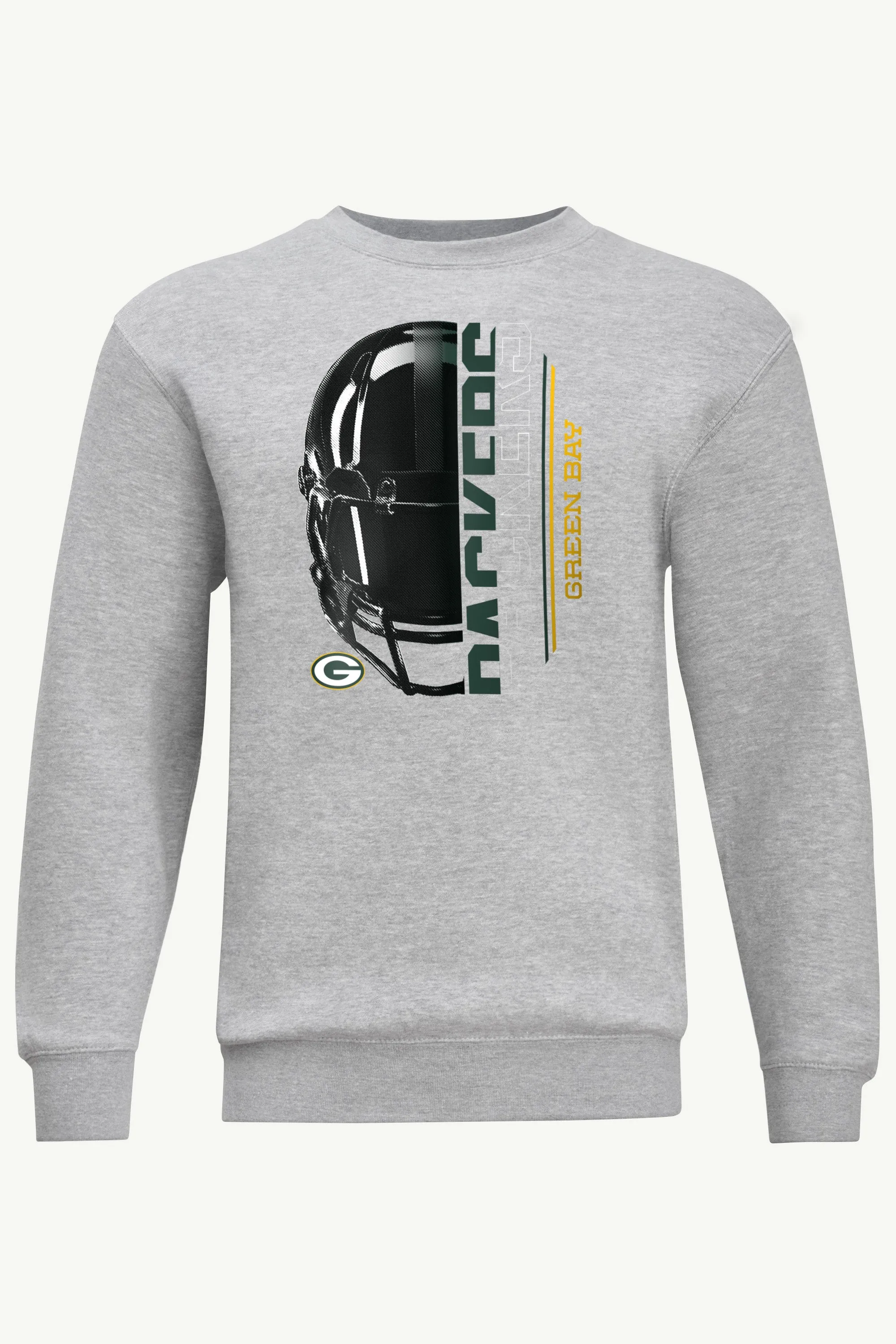 MENS GREEN BAY PACKERS HALF HELMET SWEATSHIRT sold by Starter