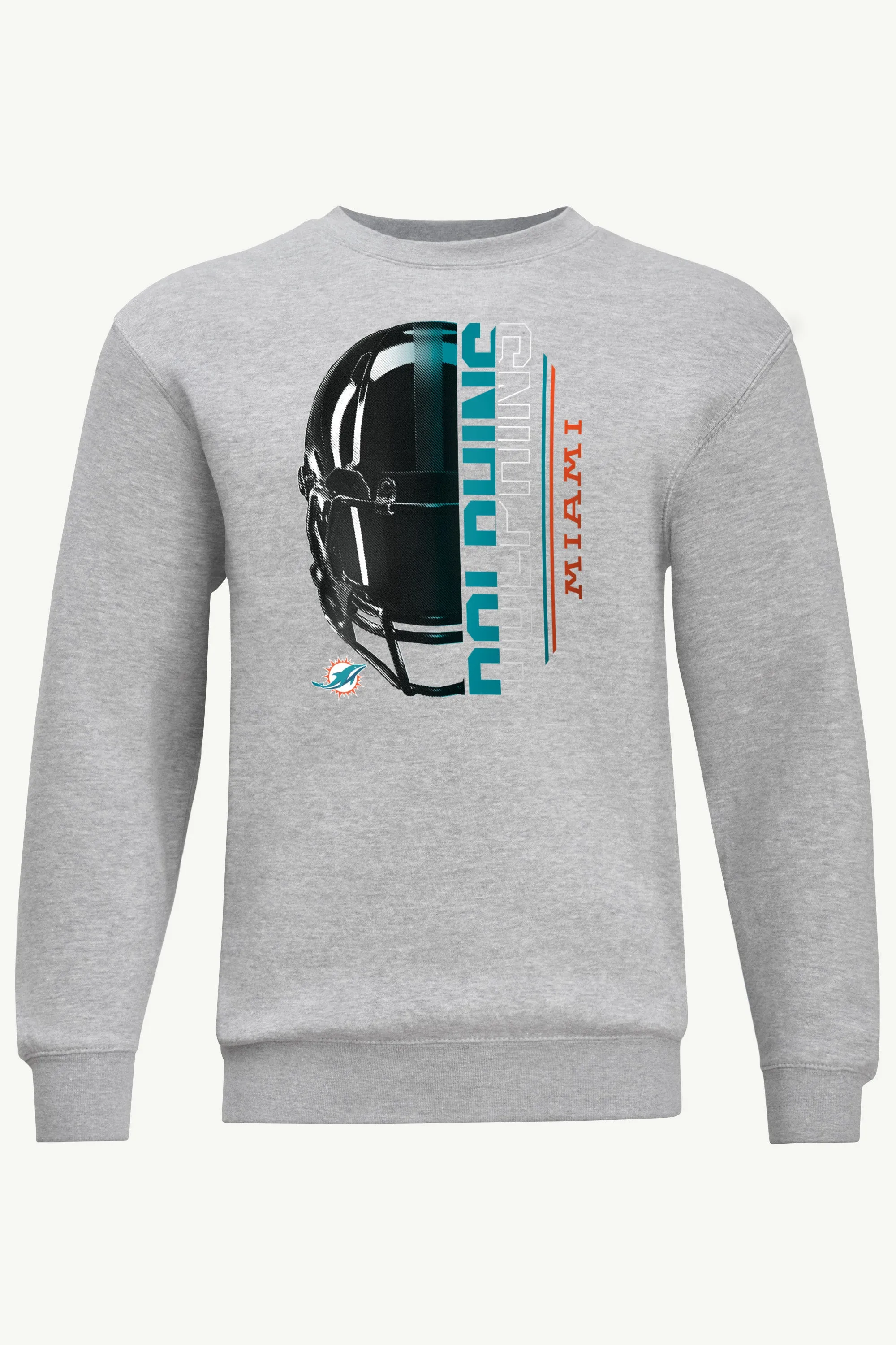 MENS MIAMI DOLPHINS HALF HELMET SWEATSHIRT sold by Starter