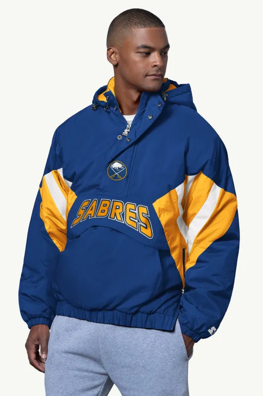 MENS BUFFALO SABRES LINE UP BREAKAWAY CRINKLE POPOVER sold by Starter