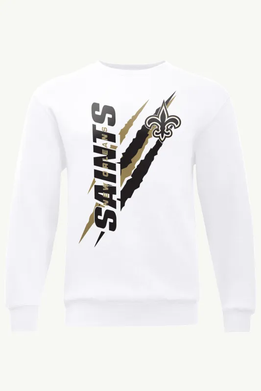 MENS NEW ORLEANS SAINTS COLOR SCRATCH SWEATSHIRT sold by Starter