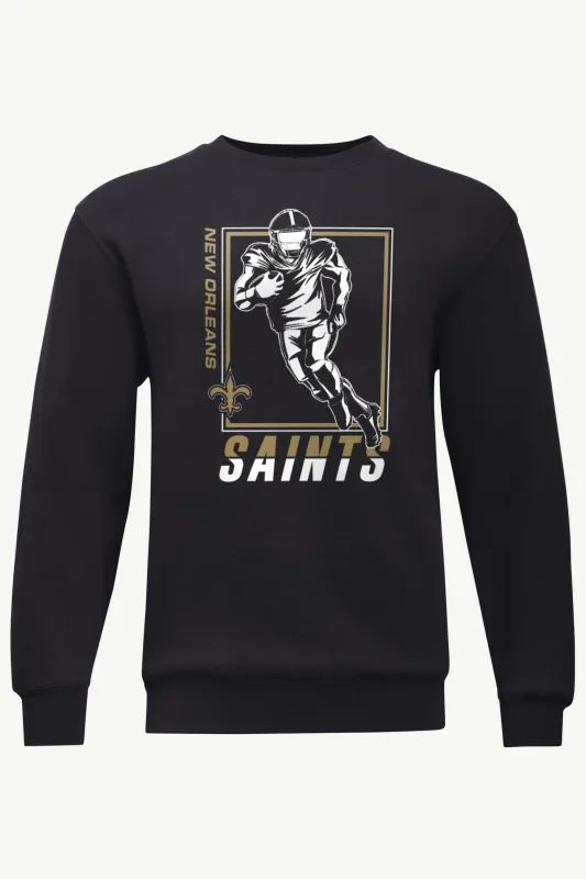 MENS NEW ORLEANS SAINTS PLAYER GRID SWEATSHIRT made by Starter