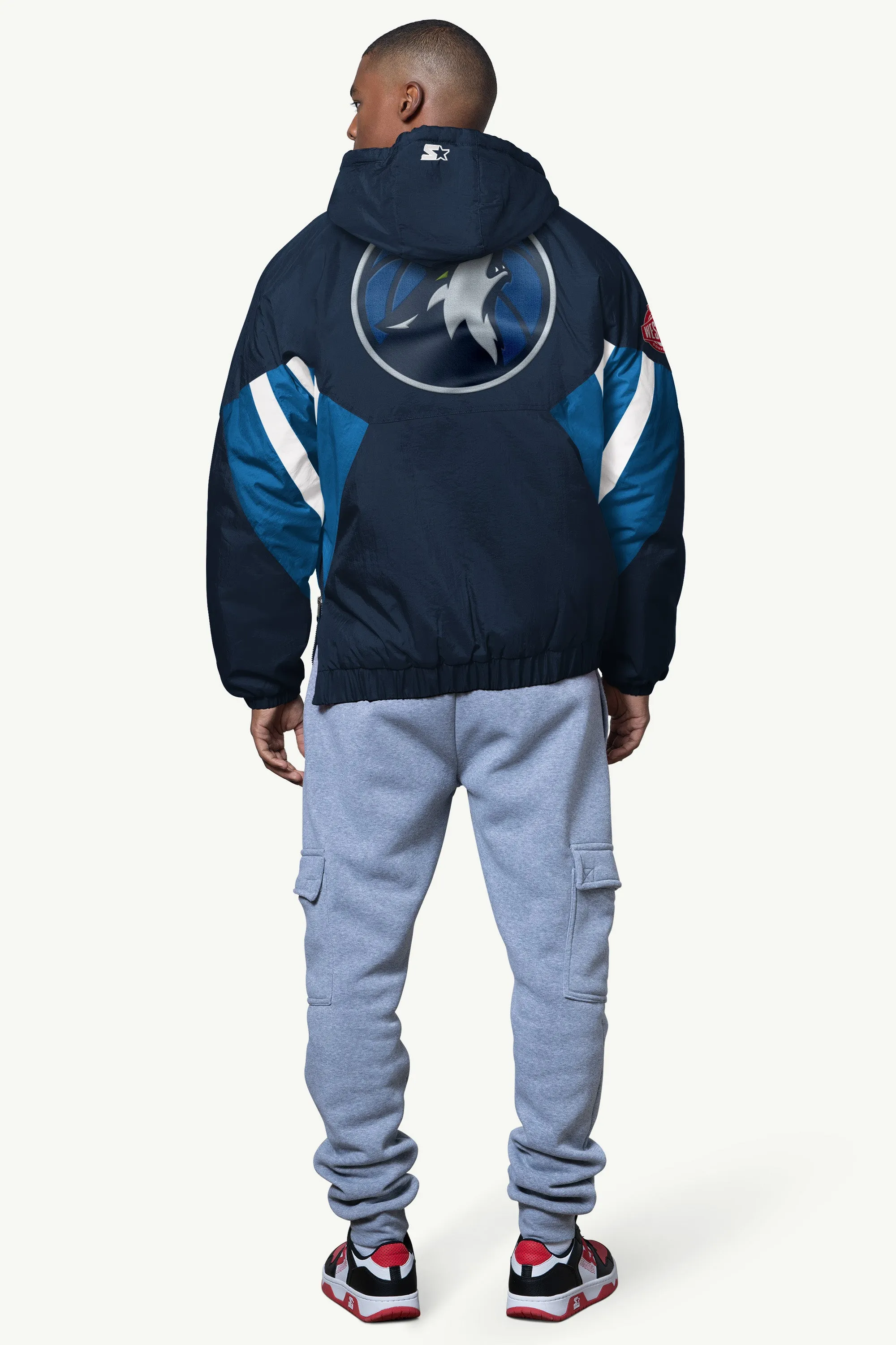 MENS MINNESOTA TIMBERWOLVES CLASSIC BREAKAWAY JACKET sold by Starter product image thumbnail 2