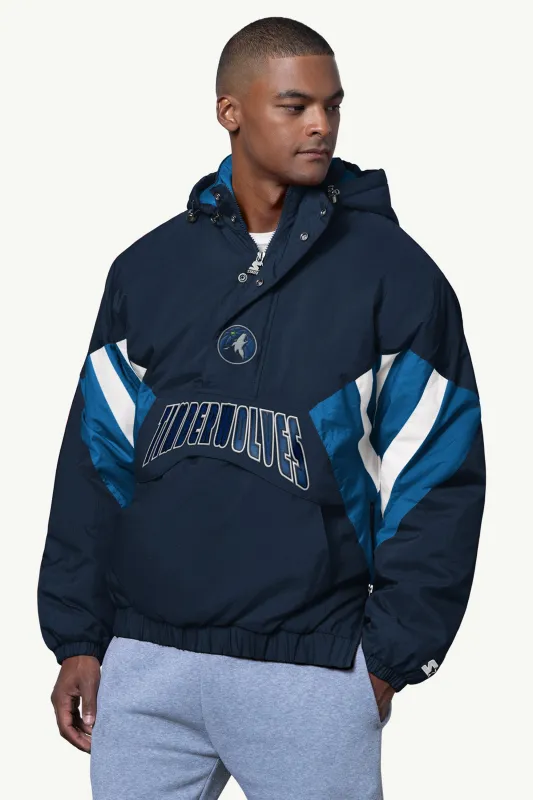 MENS MINNESOTA TIMBERWOLVES LINE UP BREAKAWAY CRINKLE POPOVER sold by Starter