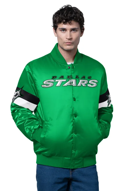 MENS DALLAS STARS TRIPLE OPTION SATIN VARSITY JACKET sold by Starter