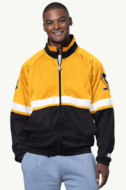 MENS PITTSBURGH PENGUINS VETERAN TRACK JACKET sold by Starter