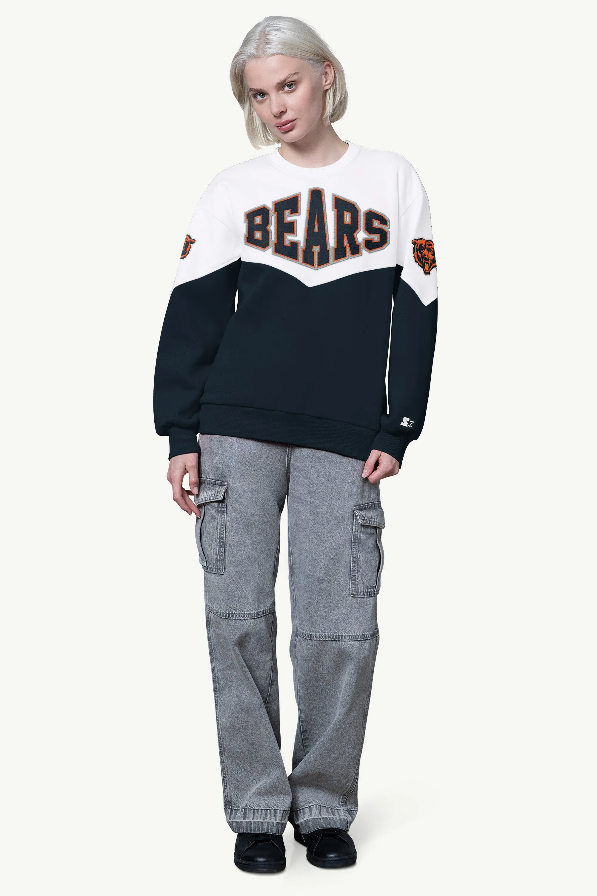 WOMENS CHICAGO BEARS CLUTCH HIT FLEECE sold by Starter product image thumbnail 2