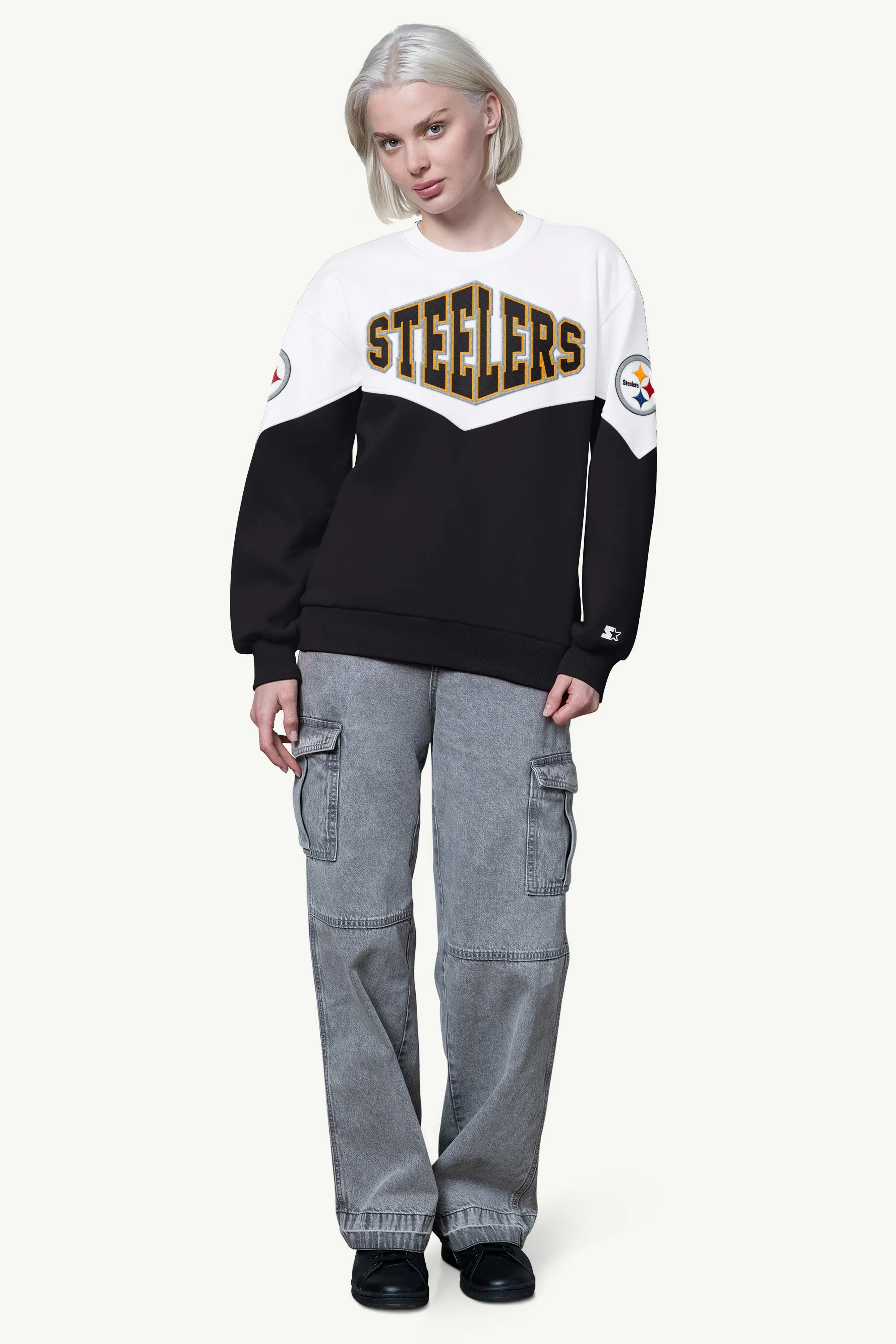 WOMENS PITTSBURGH STEELERS CLUTCH HIT FLEECE sold by Starter product image thumbnail 2