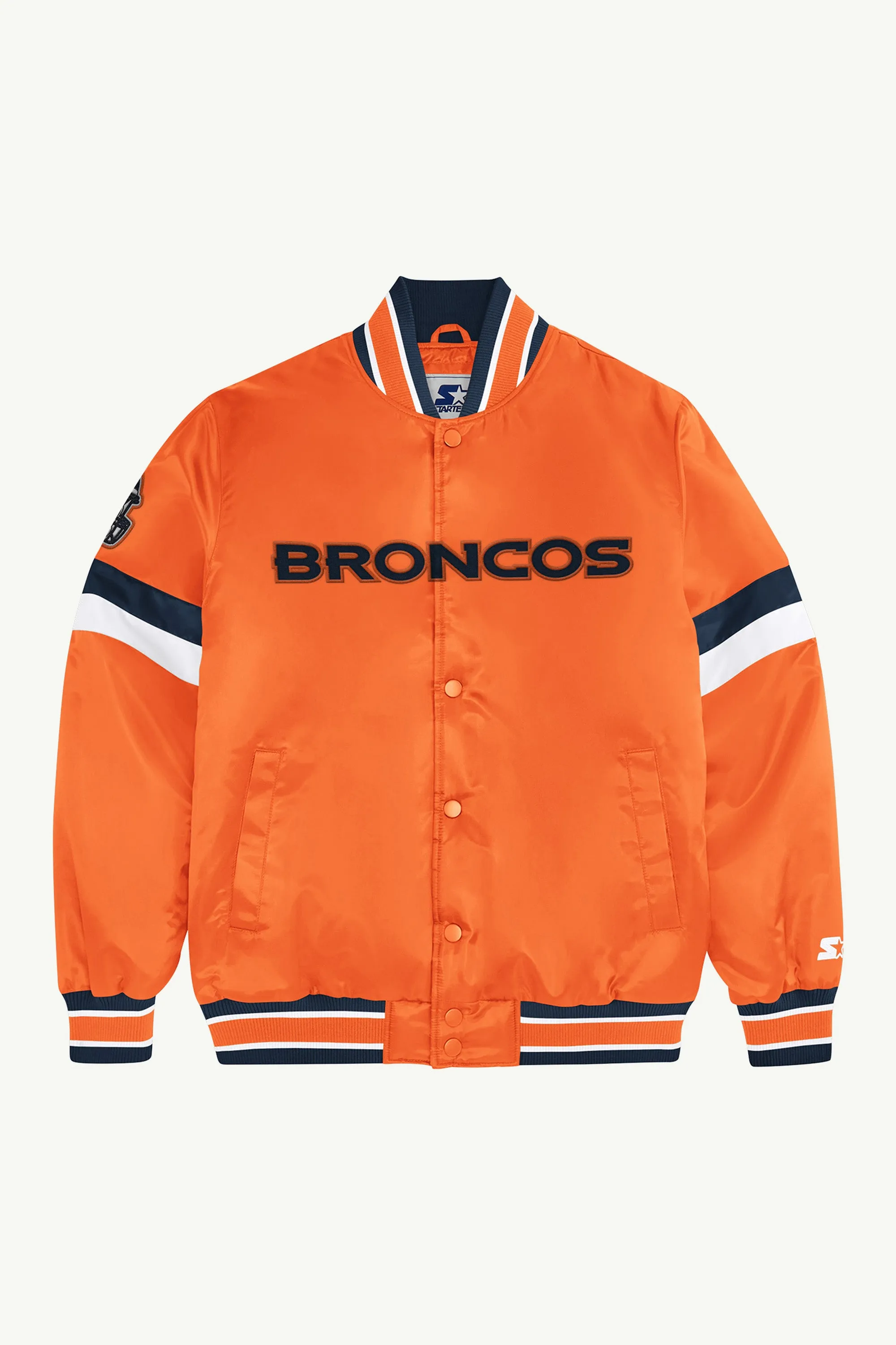 DENVER BRONCOS HOME GAME VARSITY JACKET sold by Starter