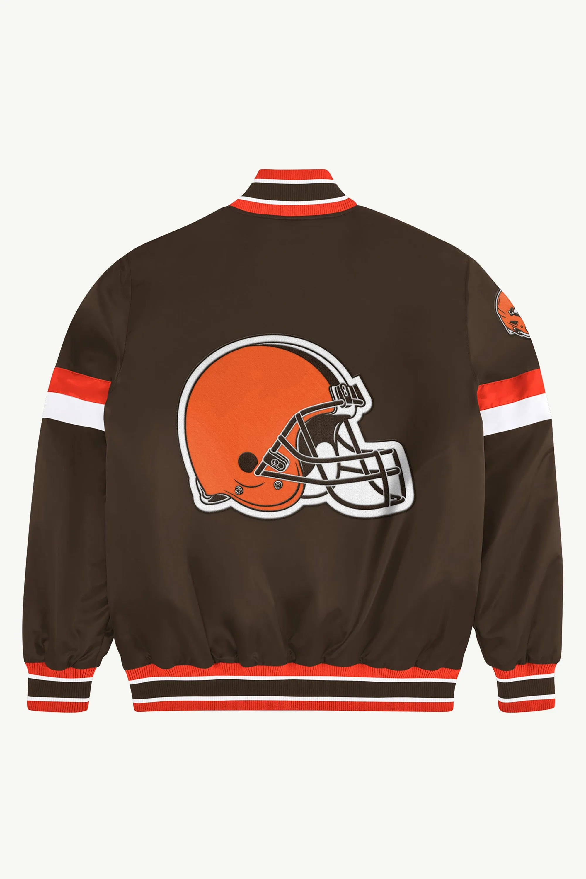CLEVELAND BROWNS HOME GAME VARSITY JACKET sold by Starter product image thumbnail 2