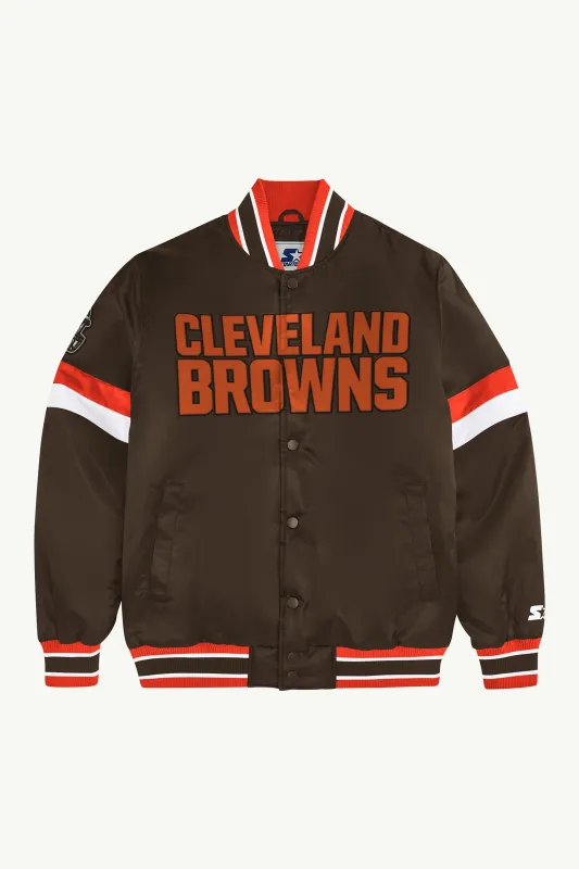 CLEVELAND BROWNS HOME GAME VARSITY JACKET sold by Starter