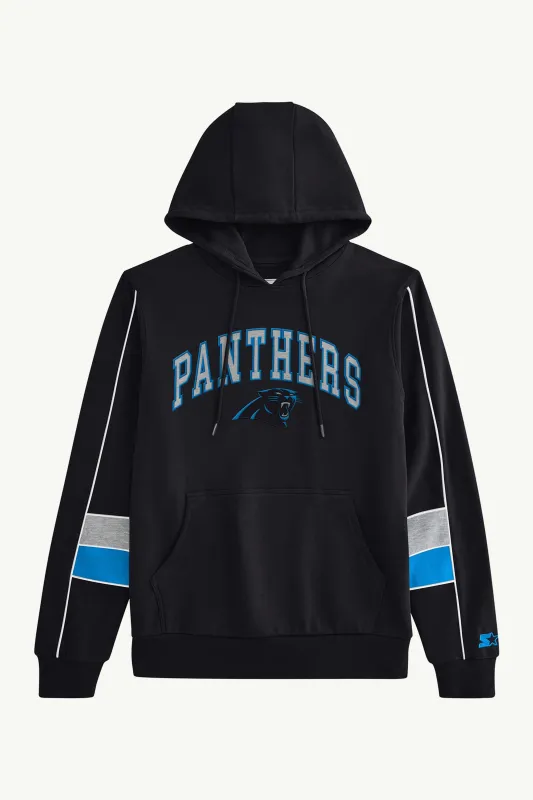 CAROLINA PANTHERS CAPTAIN PULLOVER HOODIE made by Starter