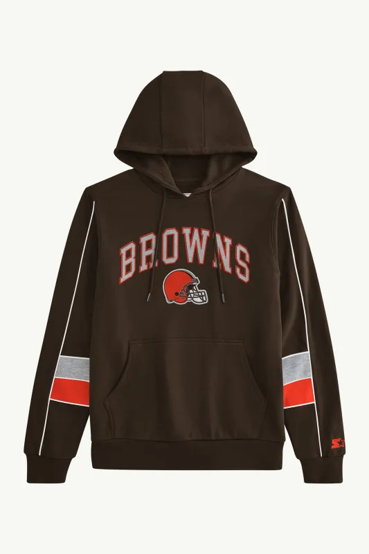 CLEVELAND BROWNS CAPTAIN PULLOVER HOODIE sold by Starter