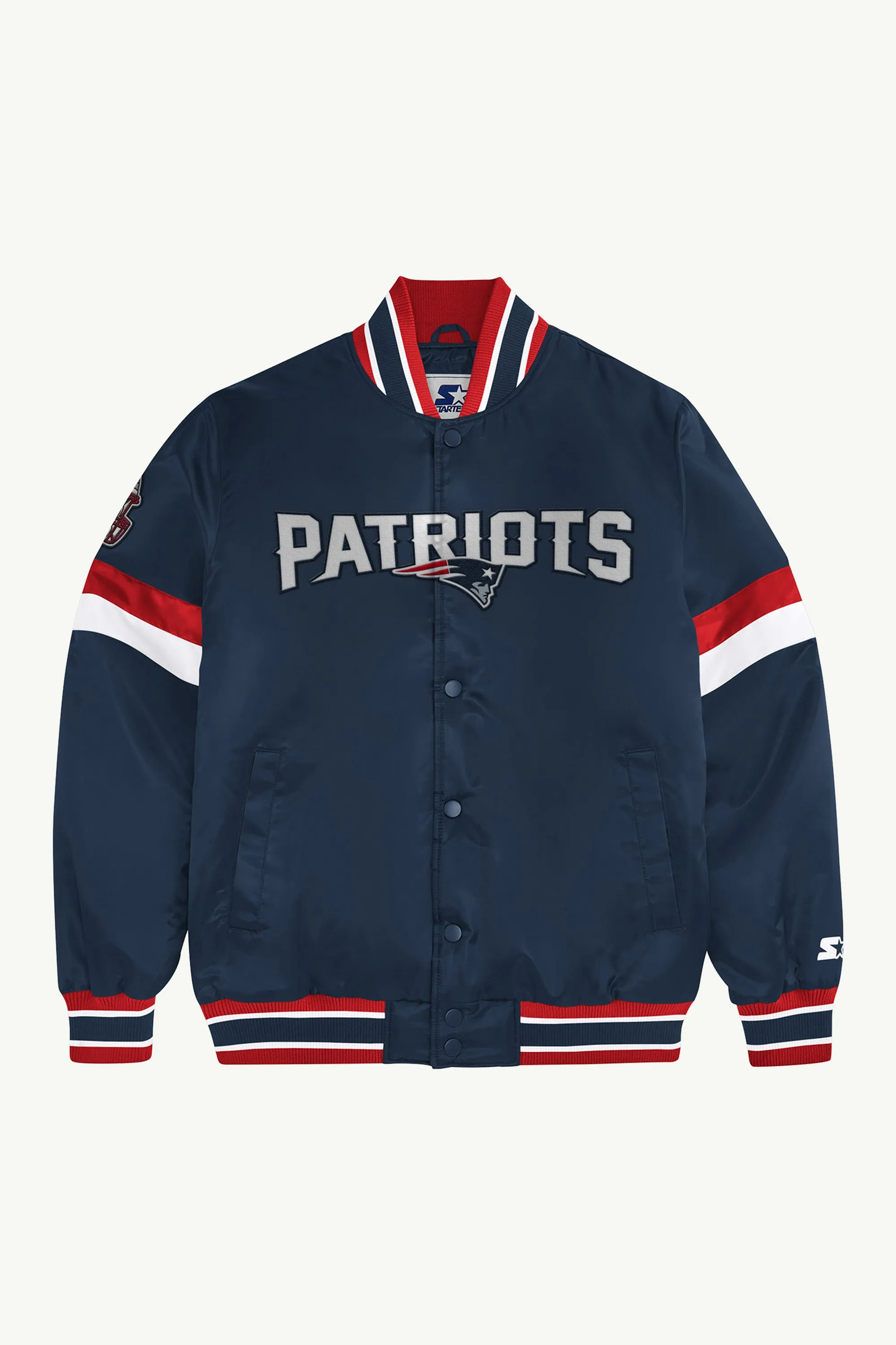 NEW ENGLAND PATRIOTS HOME GAME VARSITY JACKET sold by Starter
