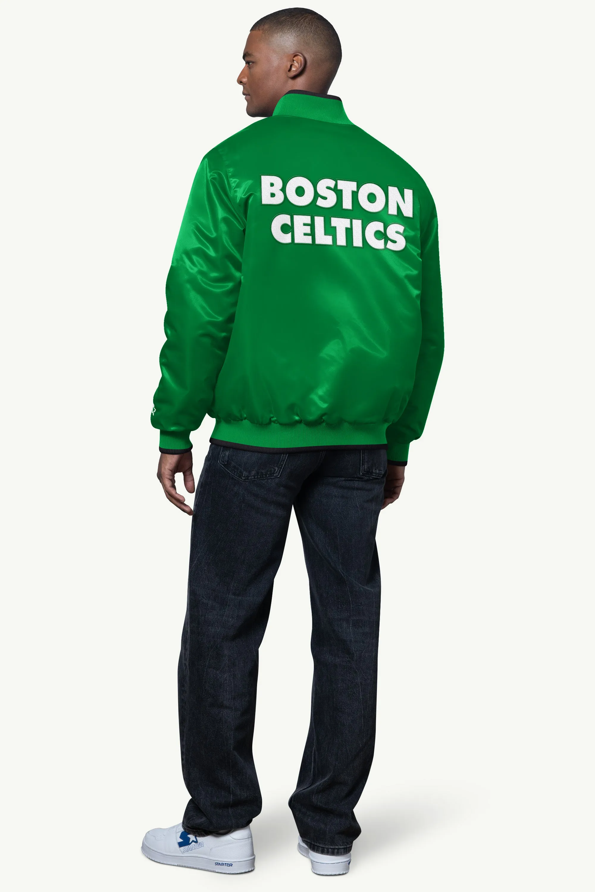 MENS BOSTON CELTICS AMBASSADOR SATIN VARSITY JACKET sold by Starter product image thumbnail 2